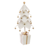 White Metal Bell Tree In Gift Box