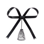 Black Metal Bow Tree Topper - Black Metal Bow Tree Topper 25CM Sterling Home 1