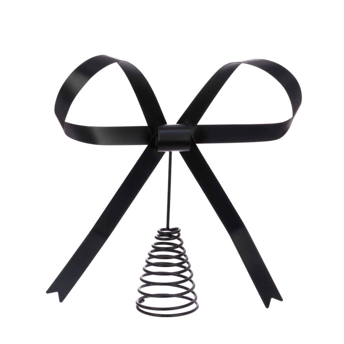 Black Metal Bow Tree Topper - Black Metal Bow Tree Topper 25CM Sterling Home 1