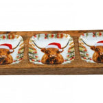 Medium Highland Cow Bowl - S Highland Cow Enamel Bowl 30X10CM Sterling Home 1