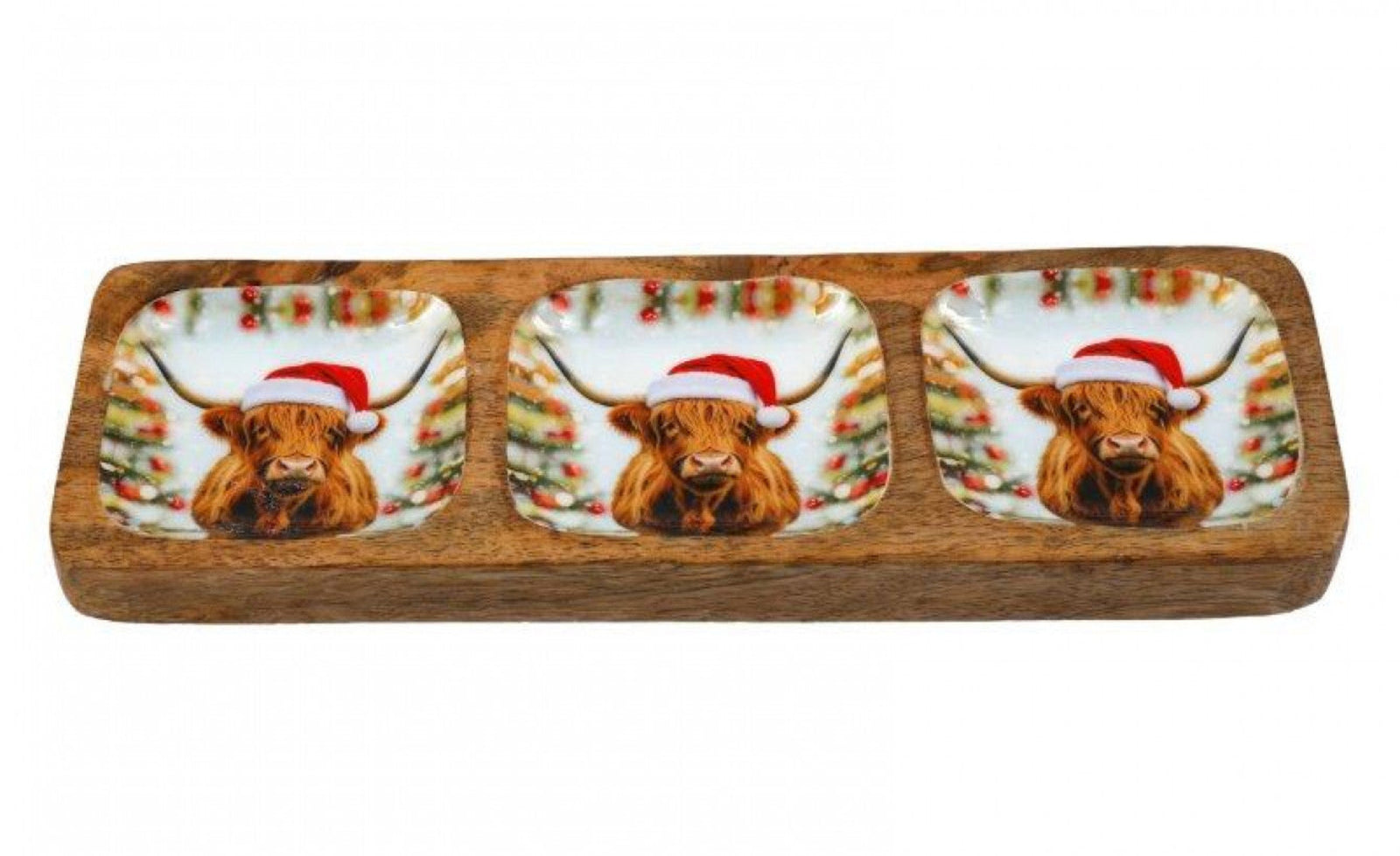 Medium Highland Cow Bowl - S Highland Cow Enamel Bowl 30X10CM Sterling Home 1