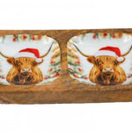 Small Highland Cow Bowl - S Highland Cow Enamel Bowl 20X10CM Sterling Home 1