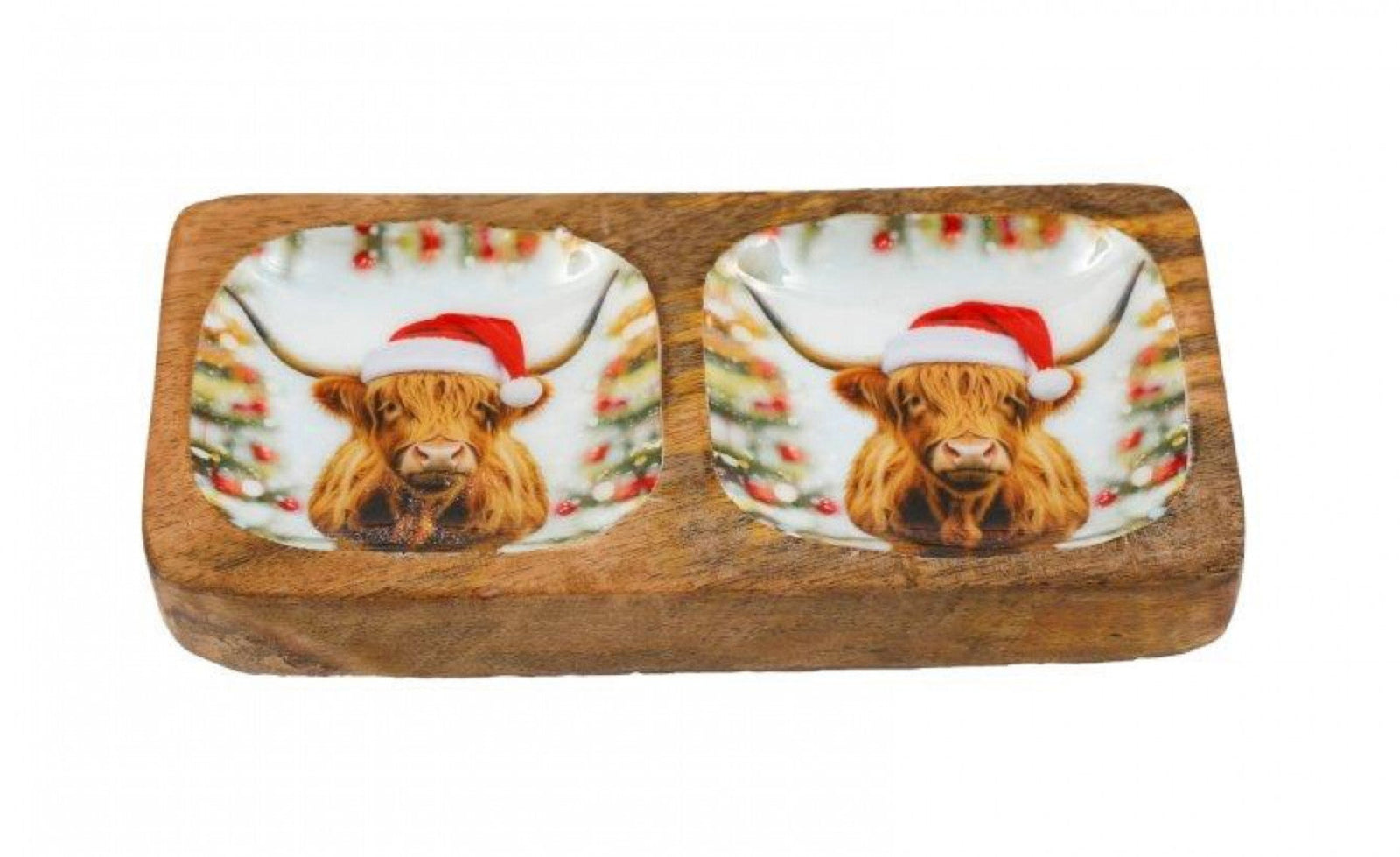 Small Highland Cow Bowl - S Highland Cow Enamel Bowl 20X10CM Sterling Home 1