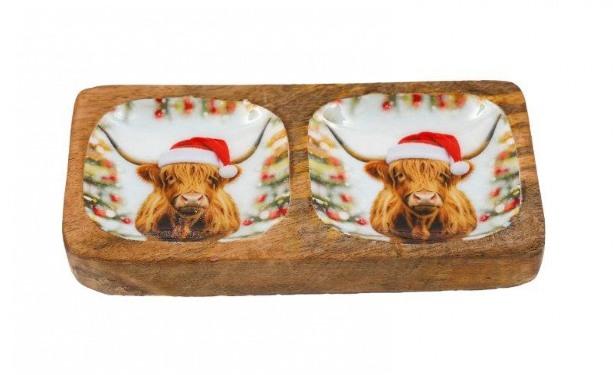 Small Highland Cow Bowl - S Highland Cow Enamel Bowl 20X10CM Sterling Home 1