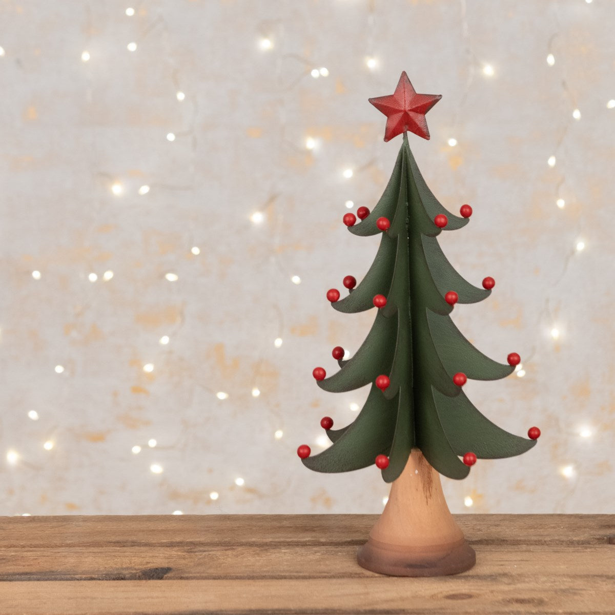 Metal Tree In Wooden Base - Metal Tree In Wooden Base 29CM Sterling Home 1