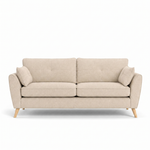 Zara 4 Seater Sofa - 4 Seater Sofa 4 Seater Sofas Sterling Home 23 Kensington Cream Light Feet