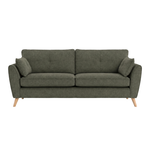 Zara 4 Seater Sofa - 4 Seater Sofa 4 Seater Sofas Sterling Home 20 Kensington Moss Light Feet