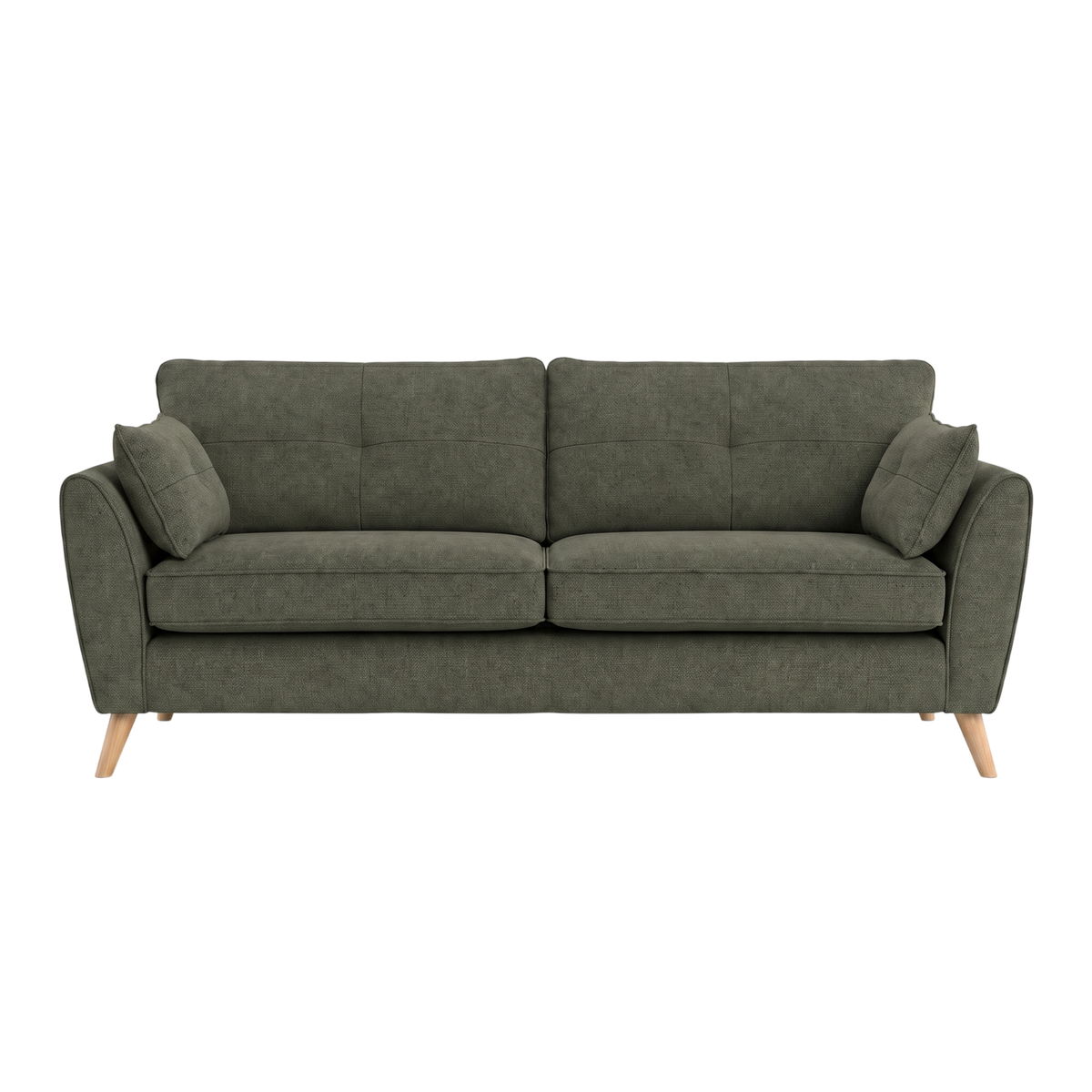 Zara 4 Seater Sofa - 4 Seater Sofa 4 Seater Sofas Sterling Home 20 Kensington Moss Light Feet