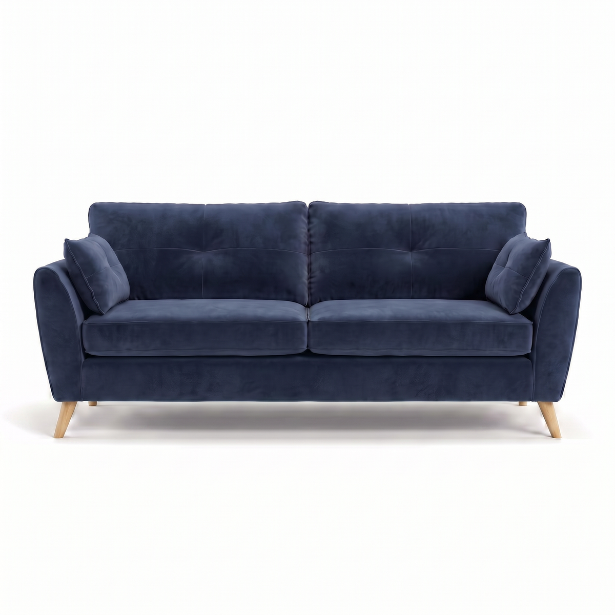 Zara 4 Seater Sofa - 4 Seater Sofa 4 Seater Sofas Sterling Home 16 Plush Navy Light Feet