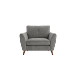 Zara Armchair - Armchair Armchairs Sterling Home 15 Plush Silver Light Feet