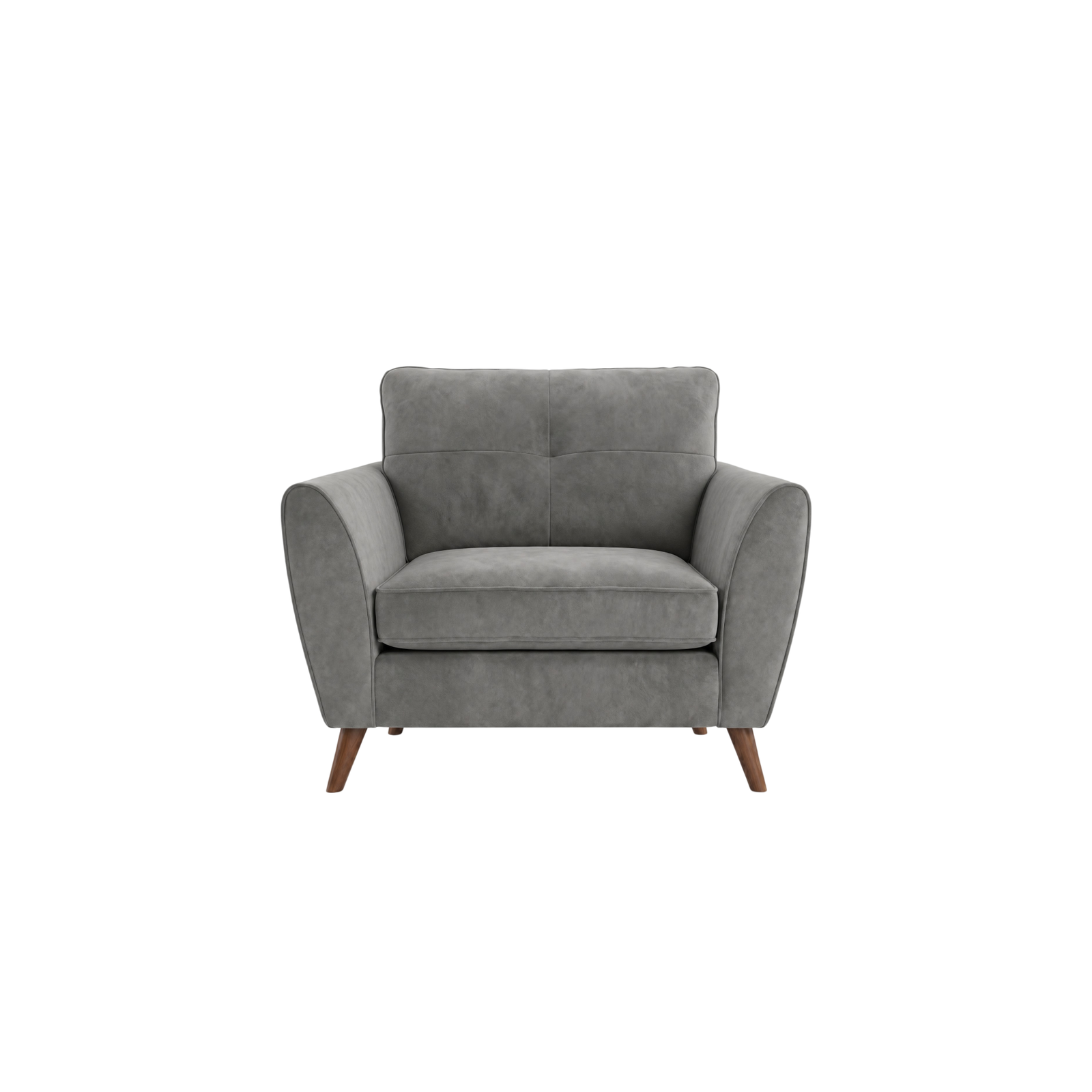 Zara Armchair - Armchair Armchairs Sterling Home 15 Plush Silver Light Feet