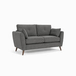 Zara 2 Seater Sofa - 2 Seater Sofa — Kensington Graphite / Light Feet, gallery image 2
