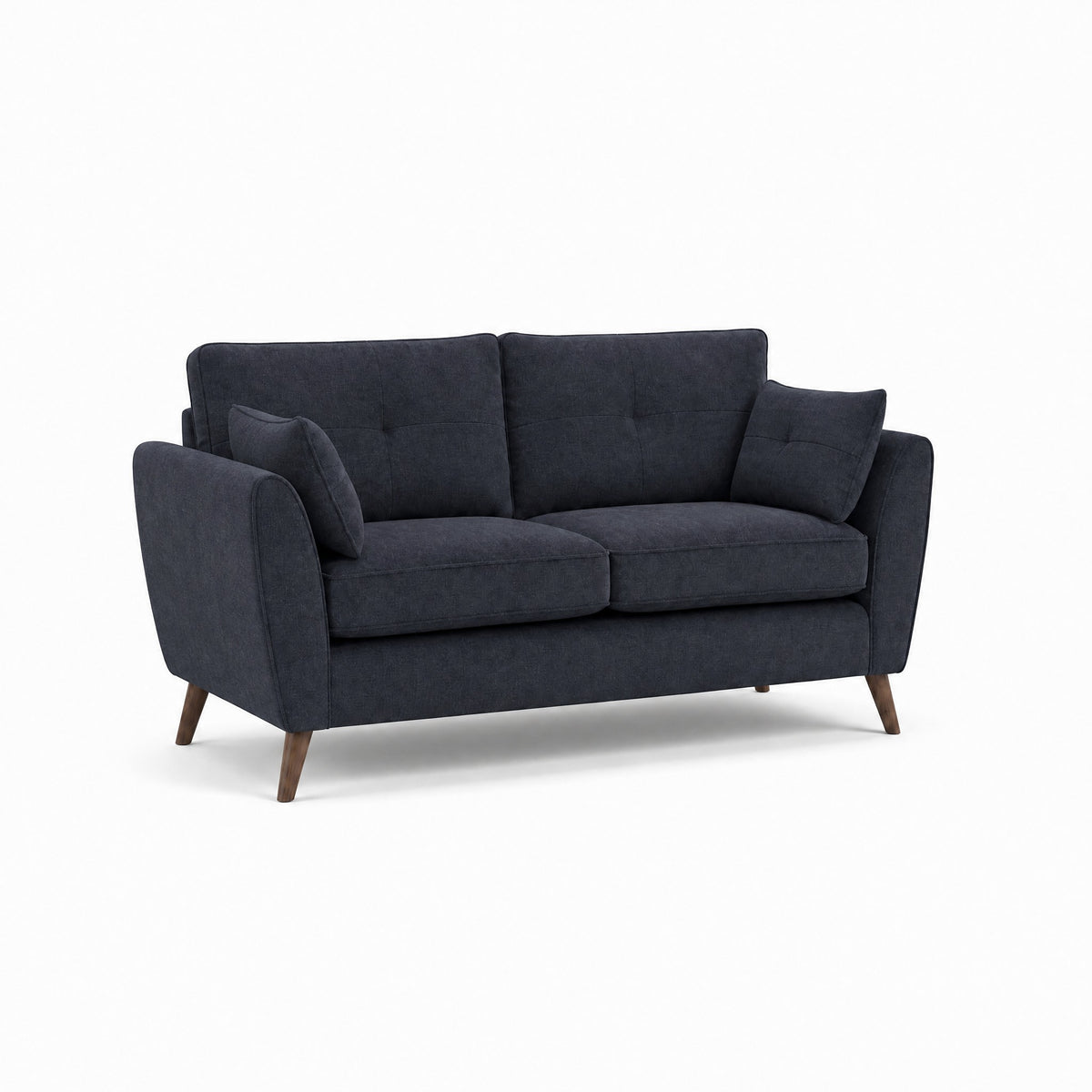 Zara 2 Seater Sofa - 2 Seater Sofa — Kensington Navy / Light Feet, gallery image 2