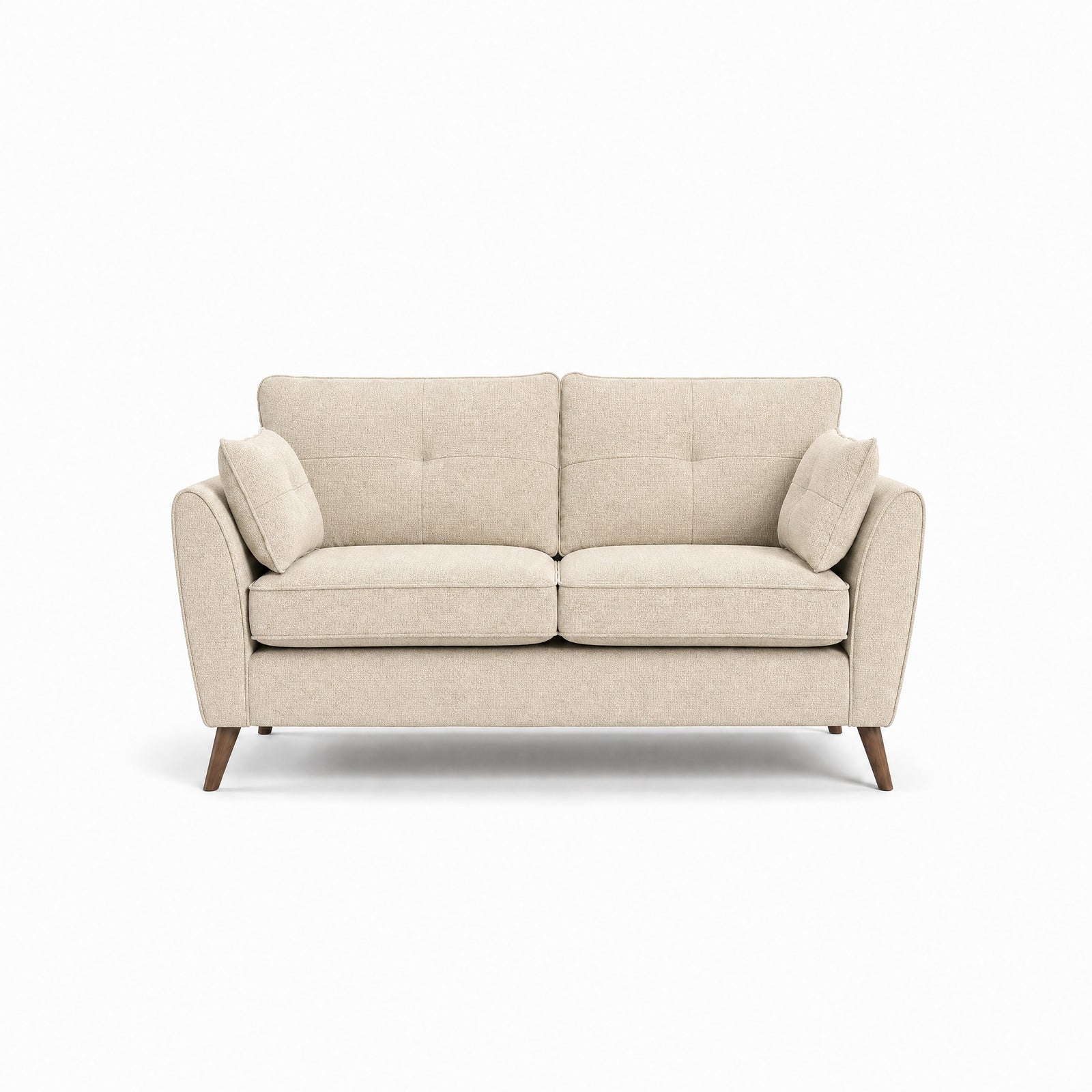 Zara 2 Seater Sofa - 2 Seater Sofa 2 Seater Sofas Sterling Home 10 Kingstown Cream Light Feet