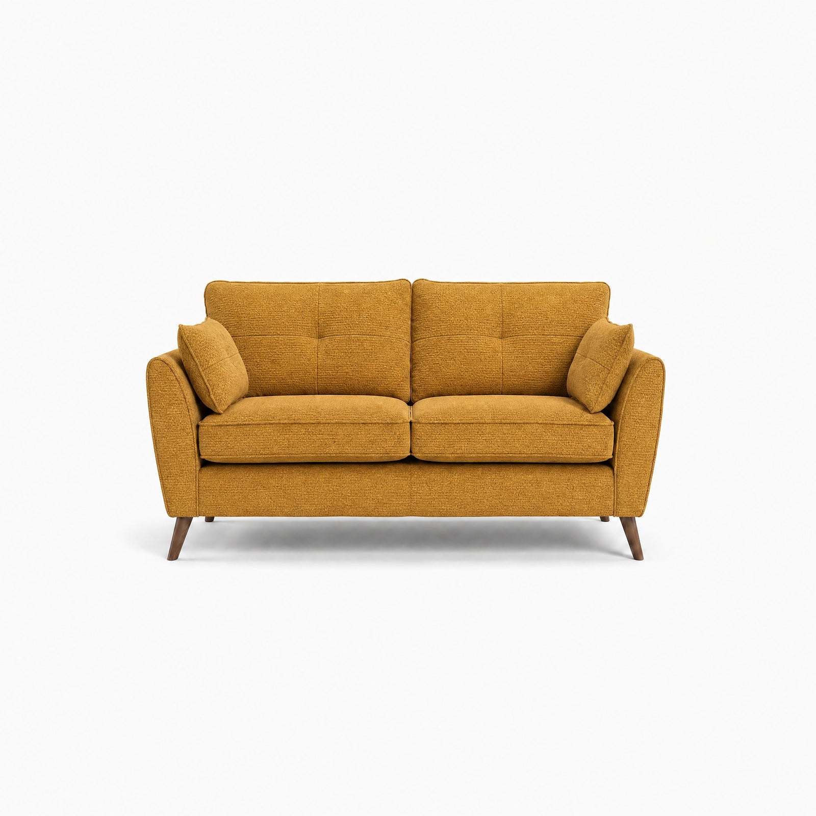 Zara 2 Seater Sofa - 2 Seater Sofa 2 Seater Sofas Sterling Home 14 Kingstown Mustard Light Feet