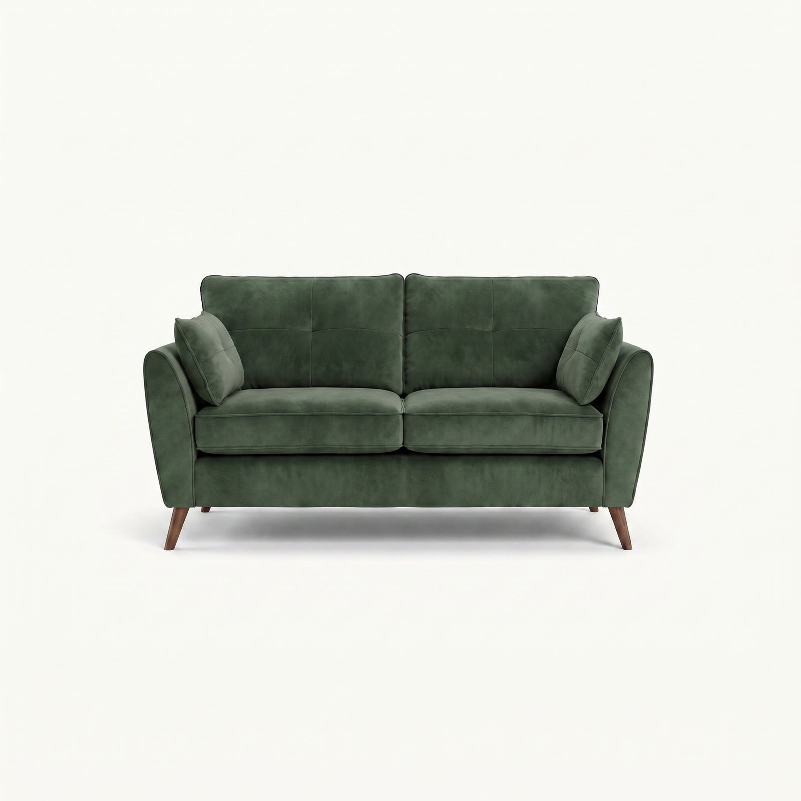 Zara 2 Seater Sofa - 2 Seater Sofa 2 Seater Sofas Sterling Home 4 Plush Emerald Light Feet