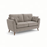 Zara 2 Seater Sofa - 2 Seater Sofa — Plush Pebble / Light Feet, gallery image 2