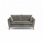 Zara 2 Seater Sofa - 2 Seater Sofa 2 Seater Sofas Sterling Home 2 Plush Silver Light Feet