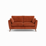 Zara 2 Seater Sofa - 2 Seater Sofa 2 Seater Sofas Sterling Home 1 Plush Marmalade Light Feet