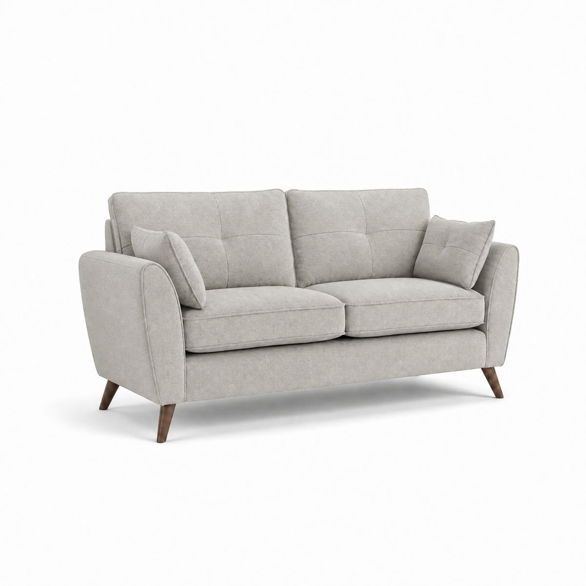Zara 3 Seater Sofa - 3 Seater Sofa — Kensington Mink / Light Feet, gallery image 2