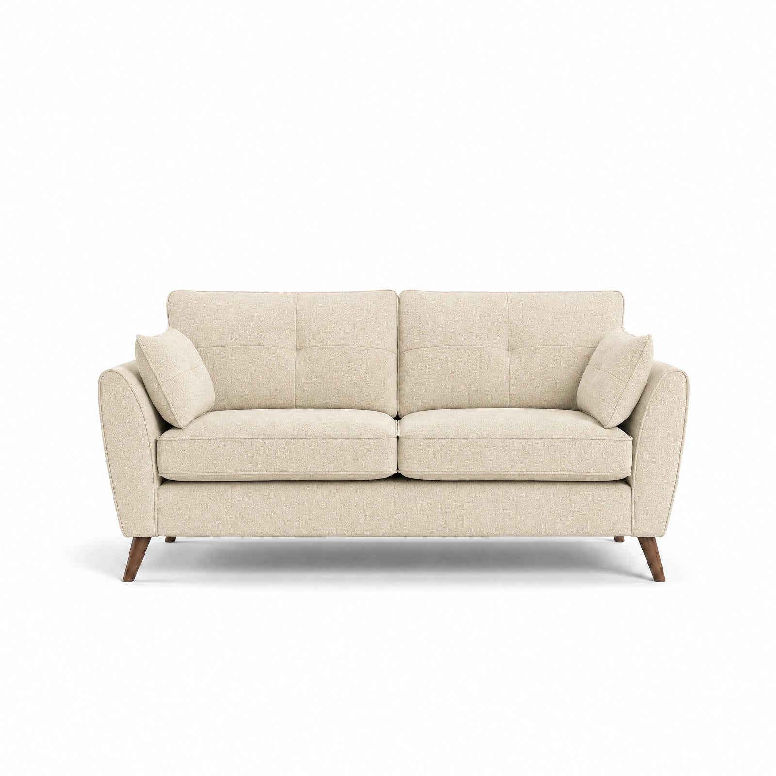 Zara 3 Seater Sofa - 3 Seater Sofa 3 Seater Sofas Sterling Home 11 Kensington Cream Light Feet