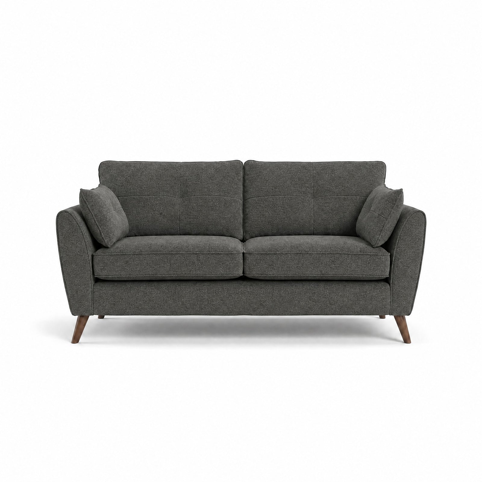 Zara 3 Seater Sofa - 3 Seater Sofa 3 Seater Sofas Sterling Home 9 Kensington Graphite Light Feet