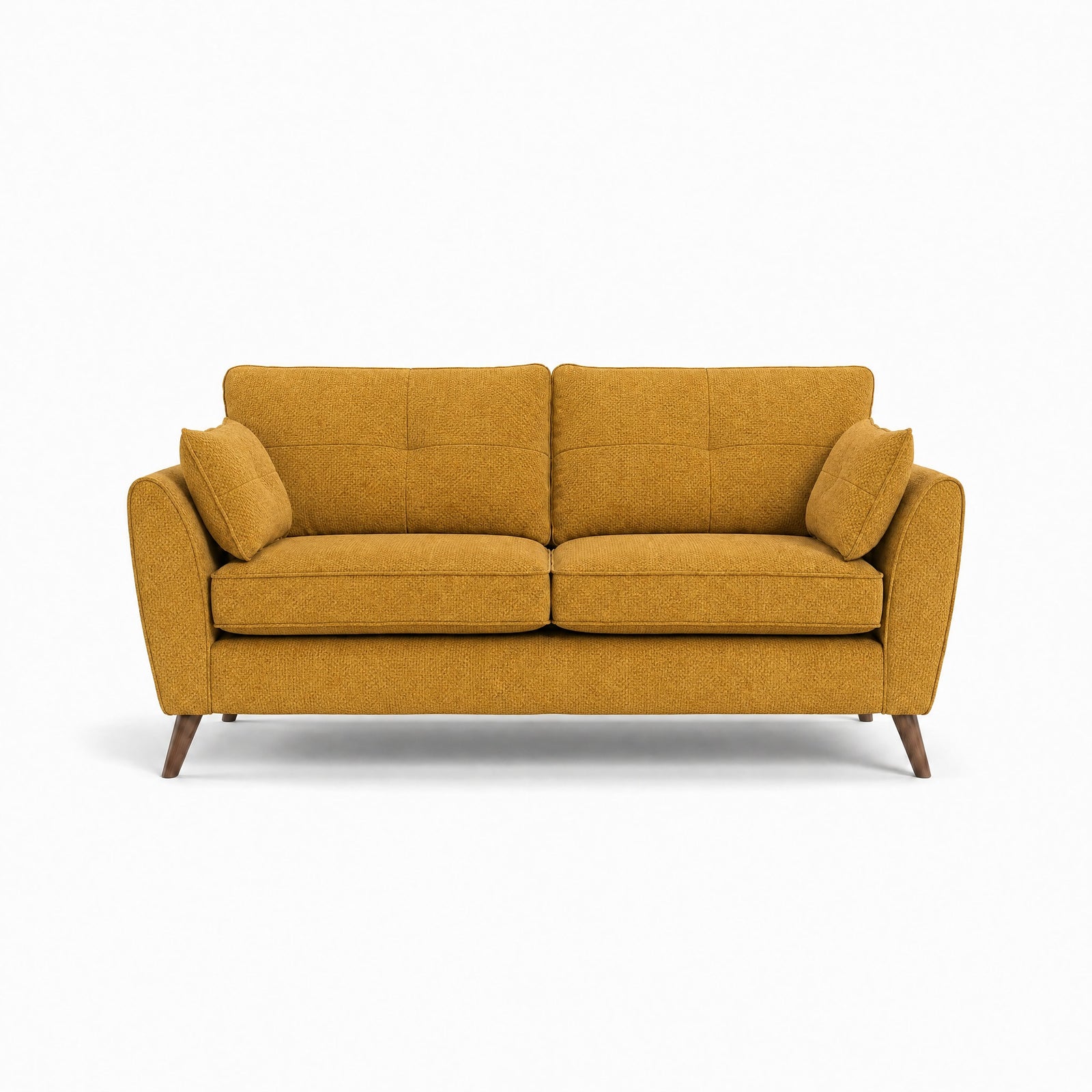 Zara 3 Seater Sofa - 3 Seater Sofa 3 Seater Sofas Sterling Home 15 Kensington Mustard Light Feet