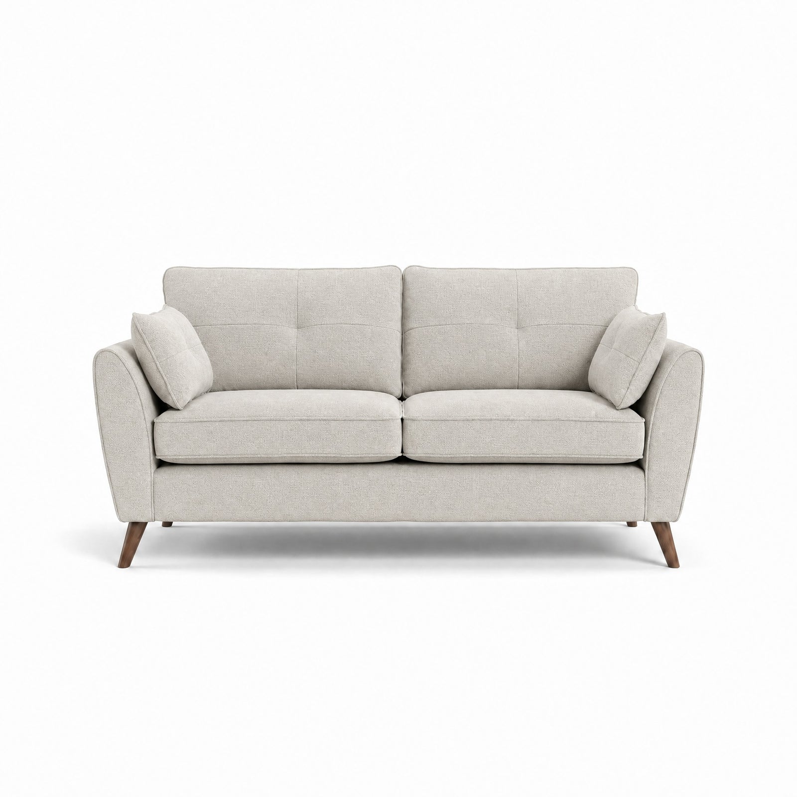 Zara 3 Seater Sofa - 3 Seater Sofa 3 Seater Sofas Sterling Home 10 Kensington Silver Light Feet