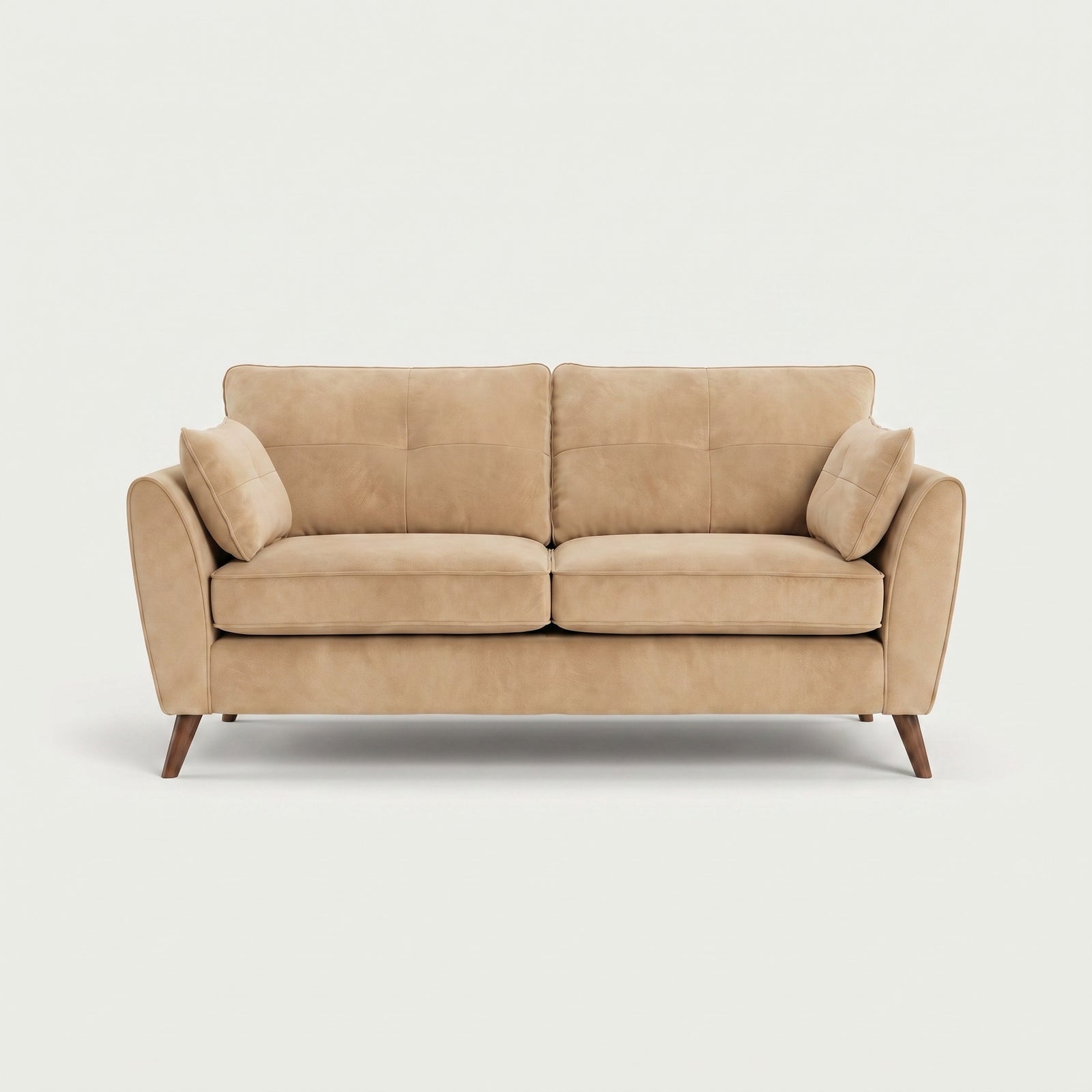 Zara 3 Seater Sofa - 3 Seater Sofa 3 Seater Sofas Sterling Home 7 Plush Cream Light Feet