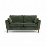 Zara 3 Seater Sofa - 3 Seater Sofa 3 Seater Sofas Sterling Home 5 Plush Emerald Light Feet