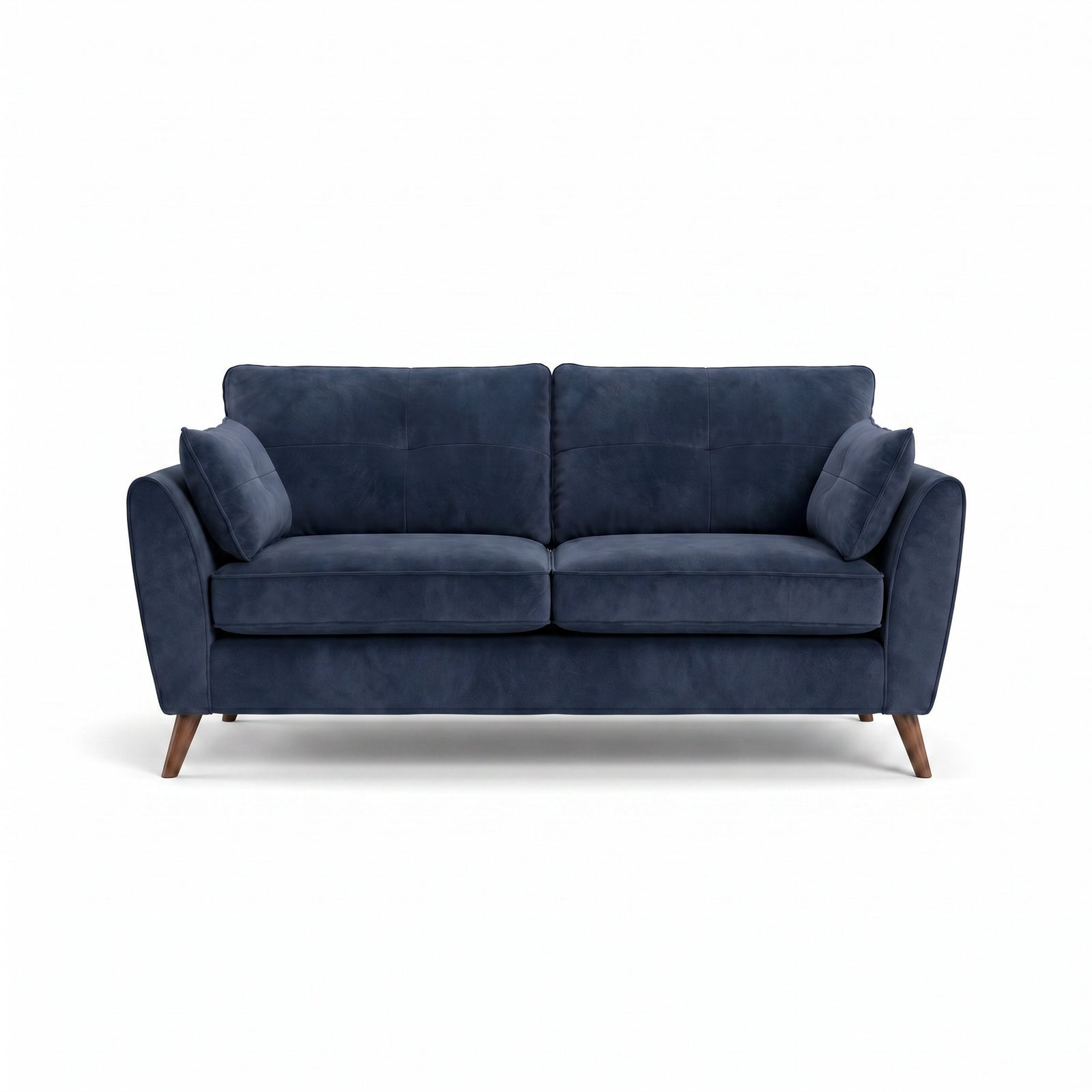 Zara 3 Seater Sofa - 3 Seater Sofa 3 Seater Sofas Sterling Home 6 Plush Navy Light Feet