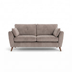 Zara 3 Seater Sofa - 3 Seater Sofa 3 Seater Sofas Sterling Home 4 Plush Pebble Light Feet