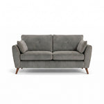 Zara 3 Seater Sofa - 3 Seater Sofa 3 Seater Sofas Sterling Home 3 Plush Silver Light Feet