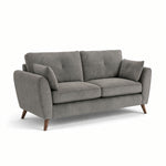 Zara 3 Seater Sofa - 3 Seater Sofa — Plush Silver / Light Feet, gallery image 2