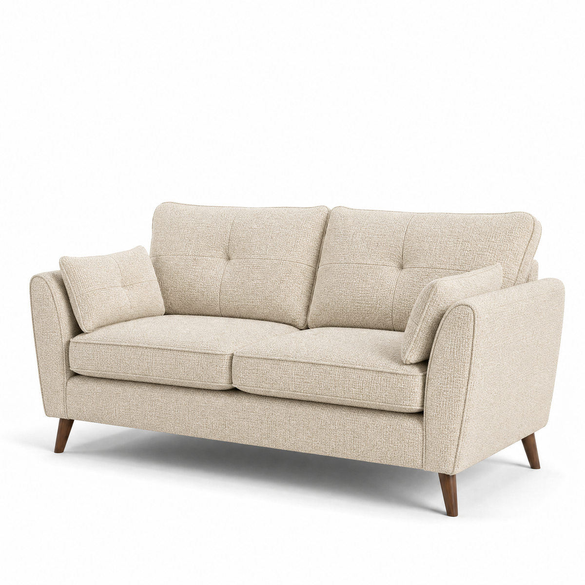 Zara 3 Seater Sofa - 3 Seater Sofa — Kingstown Cream, gallery image 1