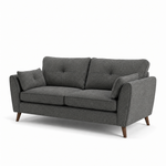 Zara 3 Seater Sofa - 3 Seater Sofa — Kingstown Graphite, gallery image 1