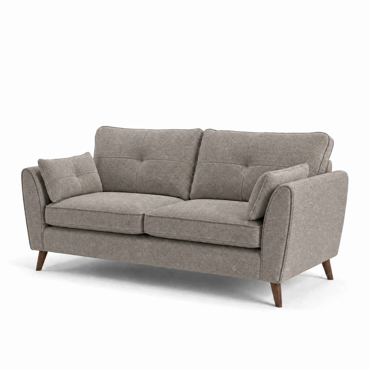 Zara 3 Seater Sofa - 3 Seater Sofa — Kingstown Mink, gallery image 1