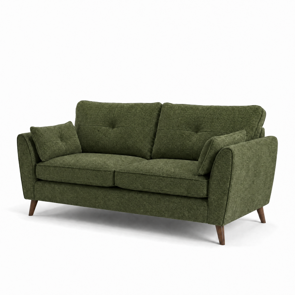 Zara 3 Seater Sofa - 3 Seater Sofa — Kingstown Moss, gallery image 1
