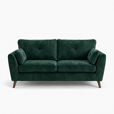 Zara 3 Seater Sofa - 3 Seater Sofa 3 Seater Sofas Sterling Home 4 Plush Emerald