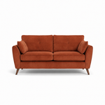 Zara 3 Seater Sofa - 3 Seater Sofa 3 Seater Sofas Sterling Home 1 Plush Marmalade Light Feet