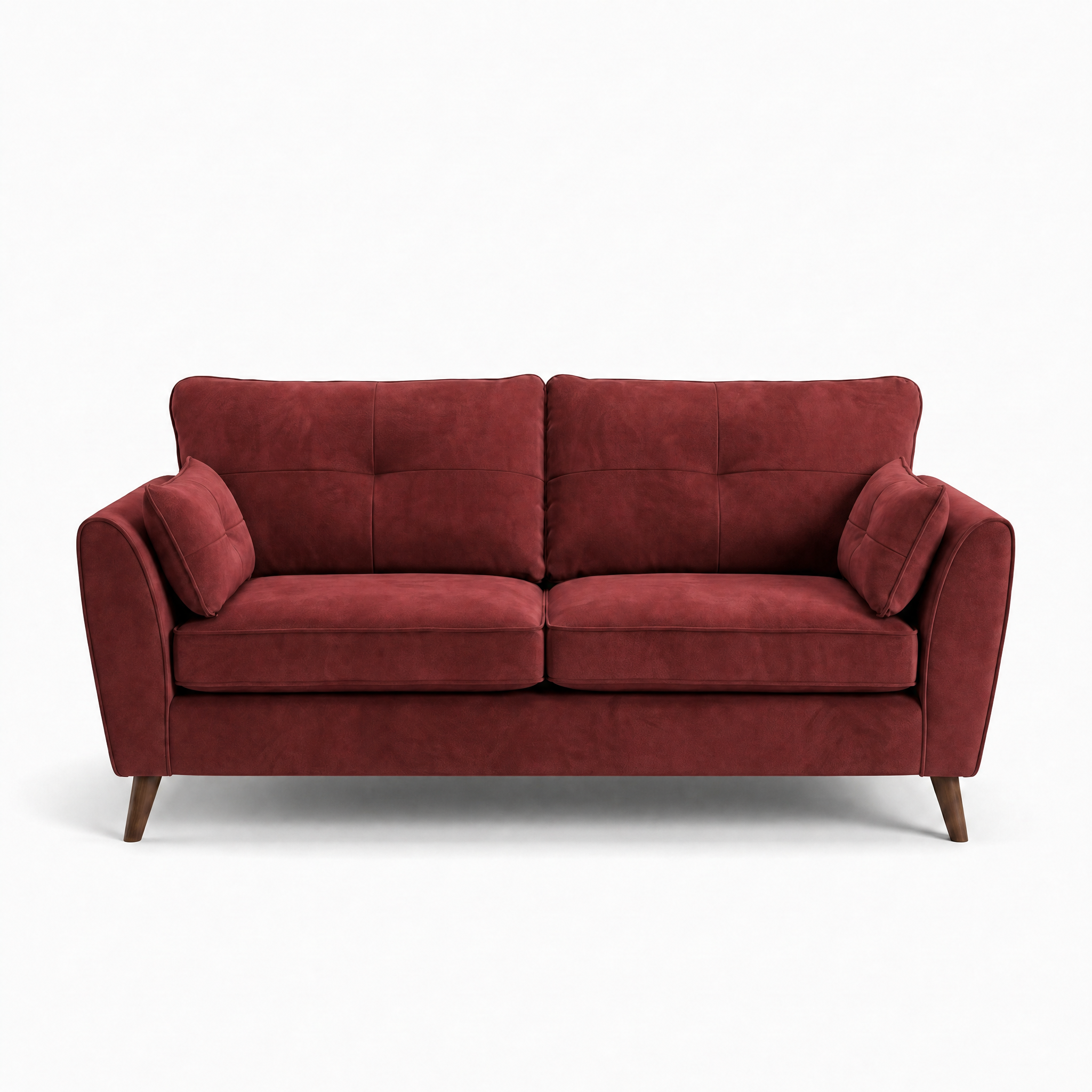 Zara 3 Seater Sofa - 3 Seater Sofa 3 Seater Sofas Sterling Home 7 Plush Oxblood