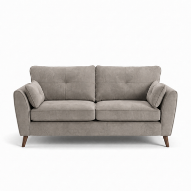 Zara 3 Seater Sofa - 3 Seater Sofa 3 Seater Sofas Sterling Home 3 Plush Pebble
