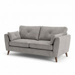 Zara 3 Seater Sofa - 3 Seater Sofa — Plush Silver, gallery image 2