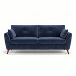 Zara 4 Seater Sofa - 4 Seater Sofa 4 Seater Sofas Sterling Home 6 Plush Navy Light Feet