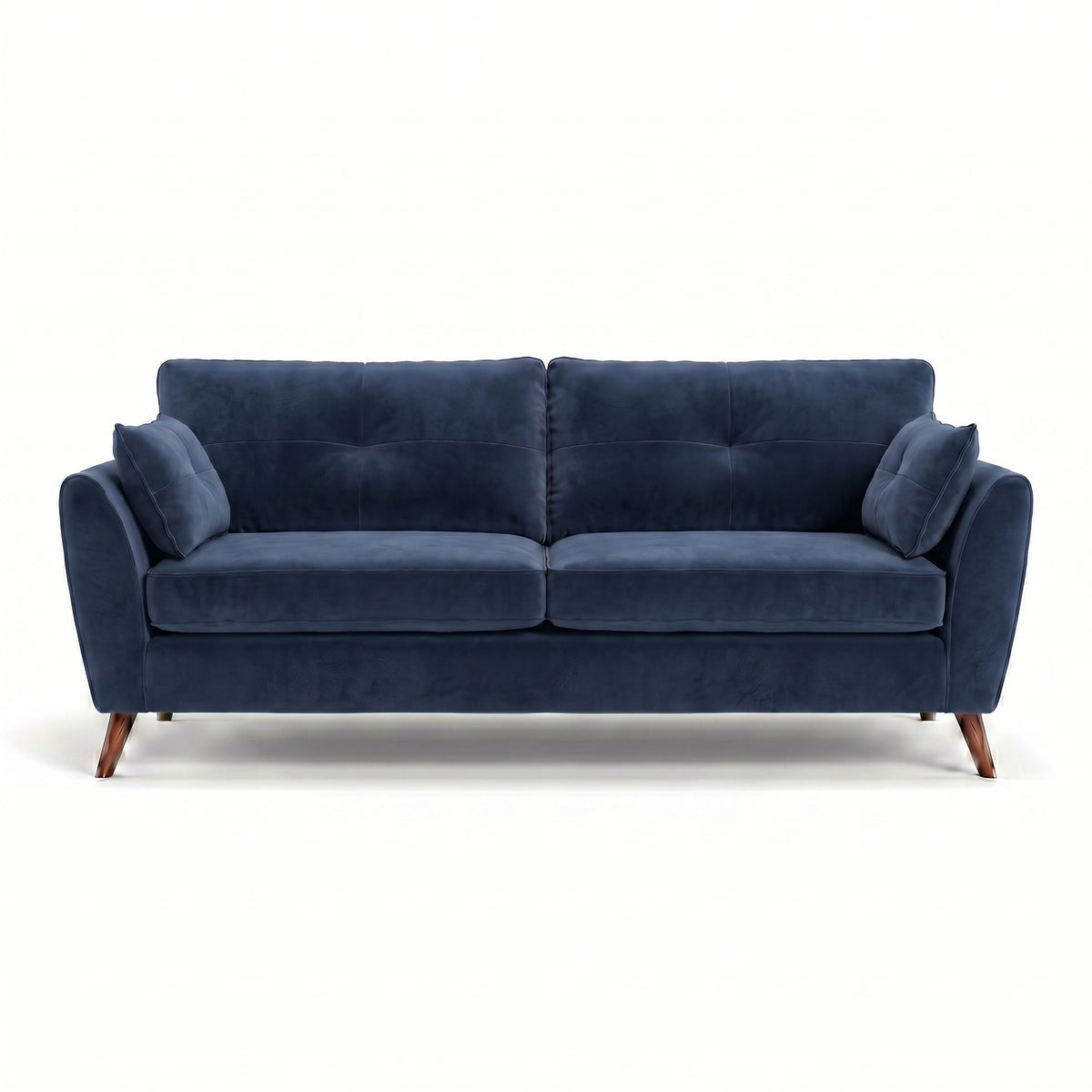 Zara 4 Seater Sofa - 4 Seater Sofa 4 Seater Sofas Sterling Home 6 Plush Navy Light Feet