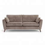 Zara 4 Seater Sofa - 4 Seater Sofa 4 Seater Sofas Sterling Home 4 Plush Pebble Light Feet