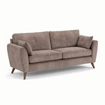 Zara 4 Seater Sofa - 4 Seater Sofa — Plush Pebble / Light Feet, gallery image 2
