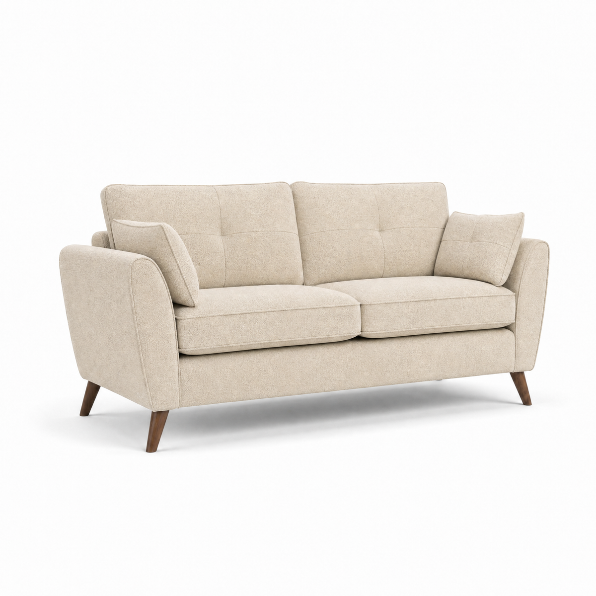 Zara 4 Seater Sofa - 4 Seater Sofa — Kensington Cream / Light Feet, gallery image 2