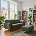 Zara 4 Seater Sofa - 4 Seater Sofa — Kensington Moss / Light Feet, gallery image 1