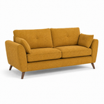 Zara 4 Seater Sofa - 4 Seater Sofa — Kensington Mustard / Light Feet, gallery image 2